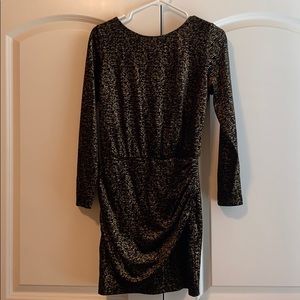 Black & Gold Boutique Cocktail Dress